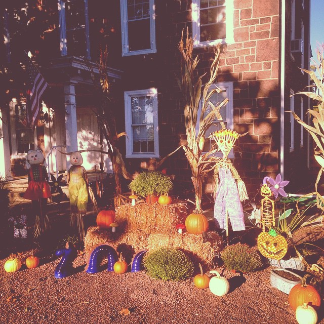 Fall Arrangement at my Parents