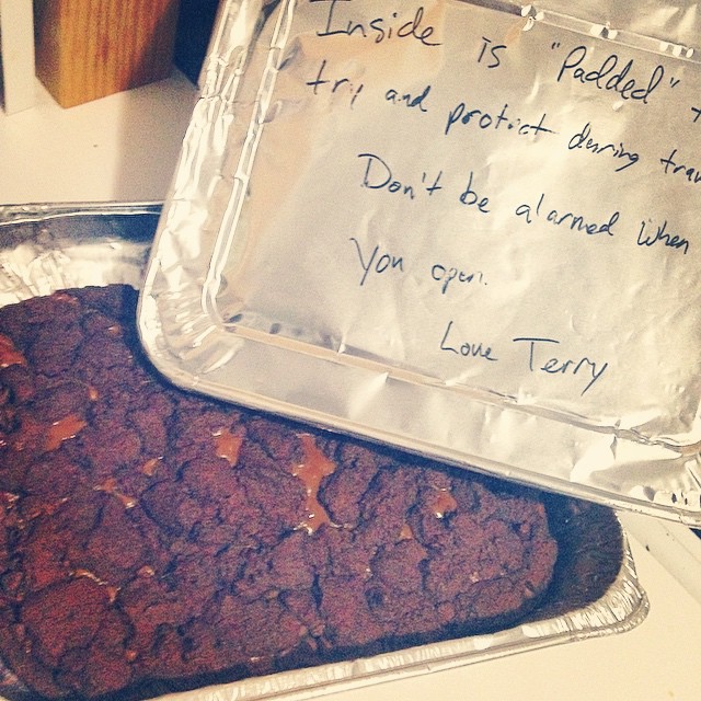 Terry Brownies to make me feel better!