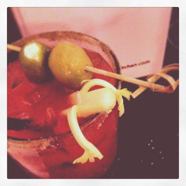 My bloody mary is wasted