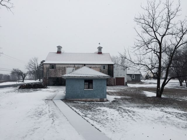 pa home property in snow