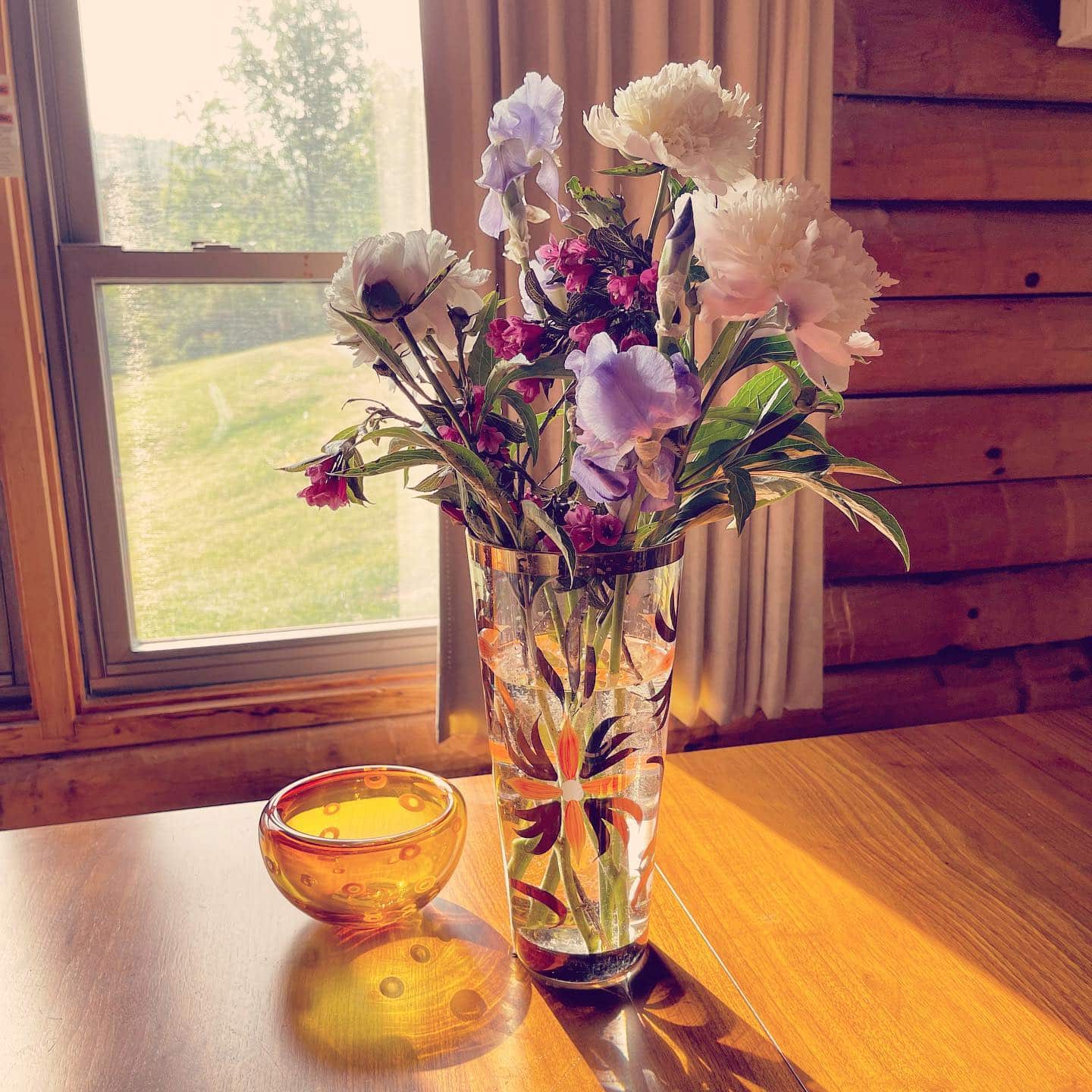 Fresh cut flowers from the garden