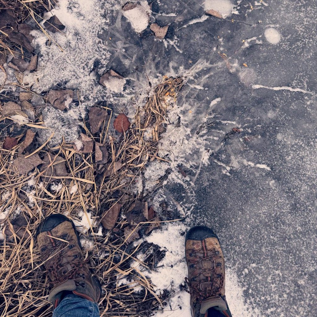 Winter Hiking Adventure on Ice