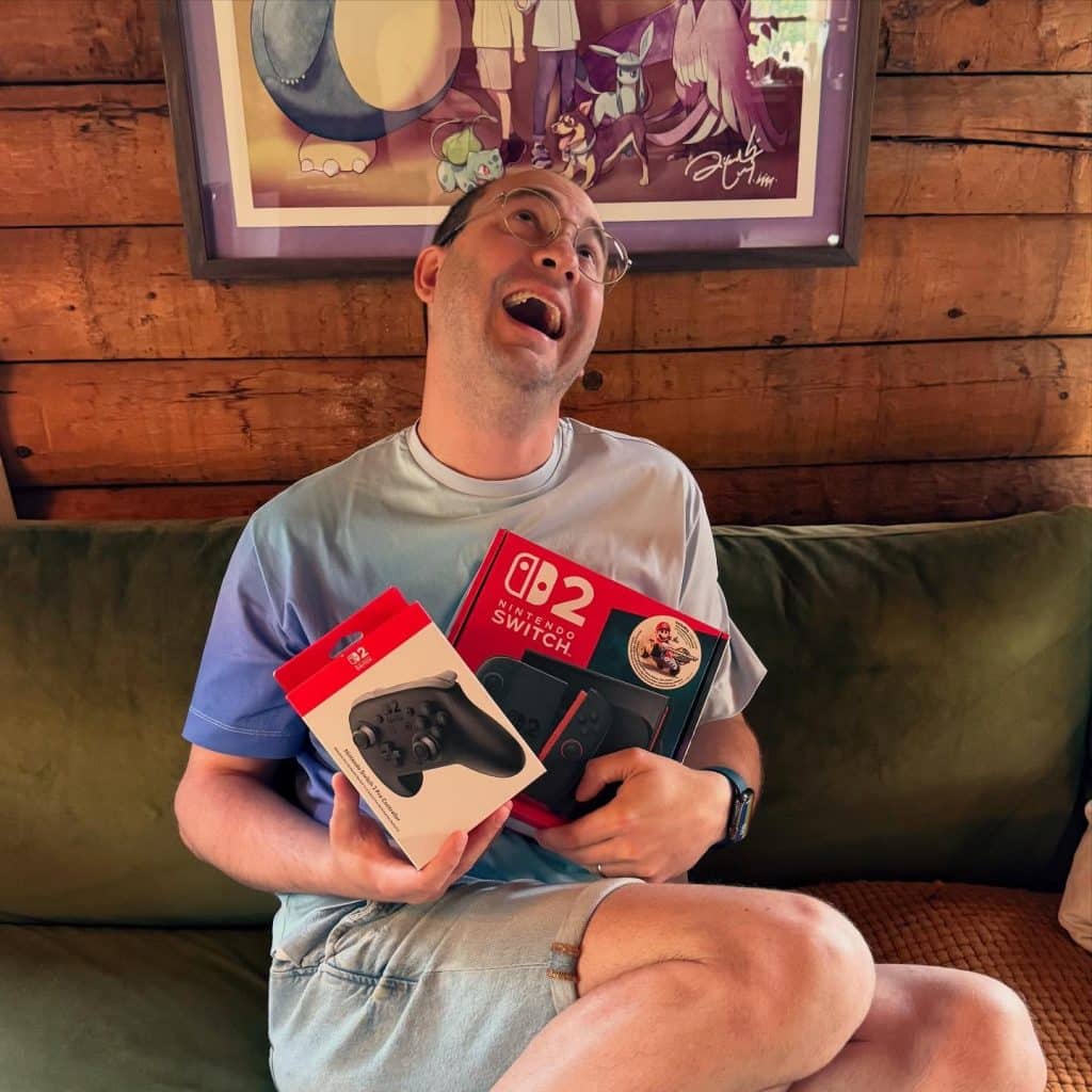 Gaming Joy: my reaction of the nintendo switch 2