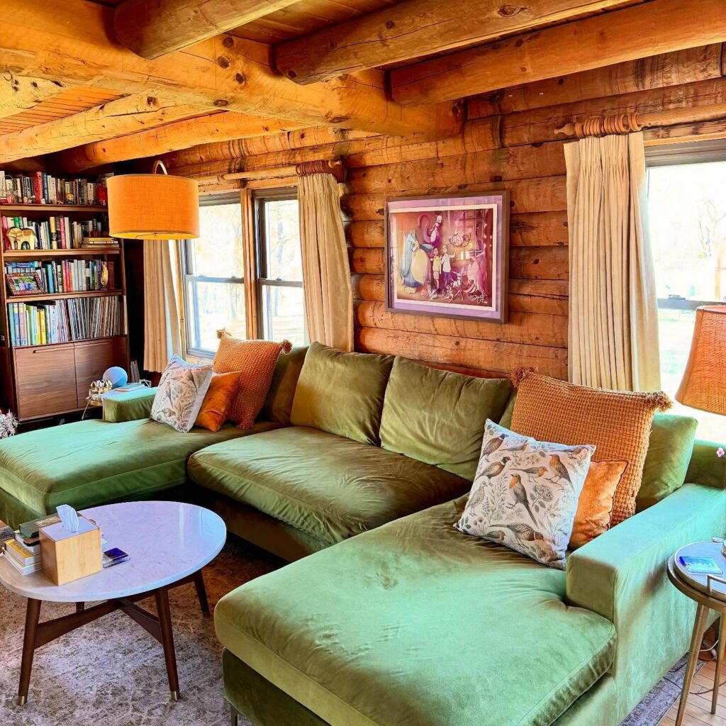 Cozy Rustic Living Room Design